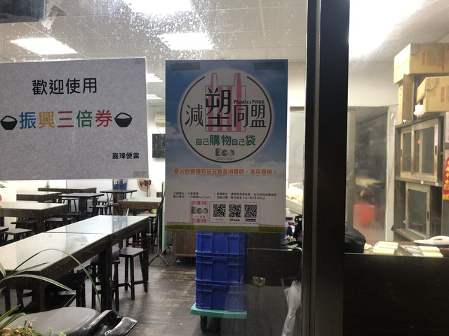 嘉瑋便當 台北松山饒河街排隊便當店 超大份量 一主菜有五樣配菜還附湯 附菜單電話 凱西跳跳糖の美食旅遊